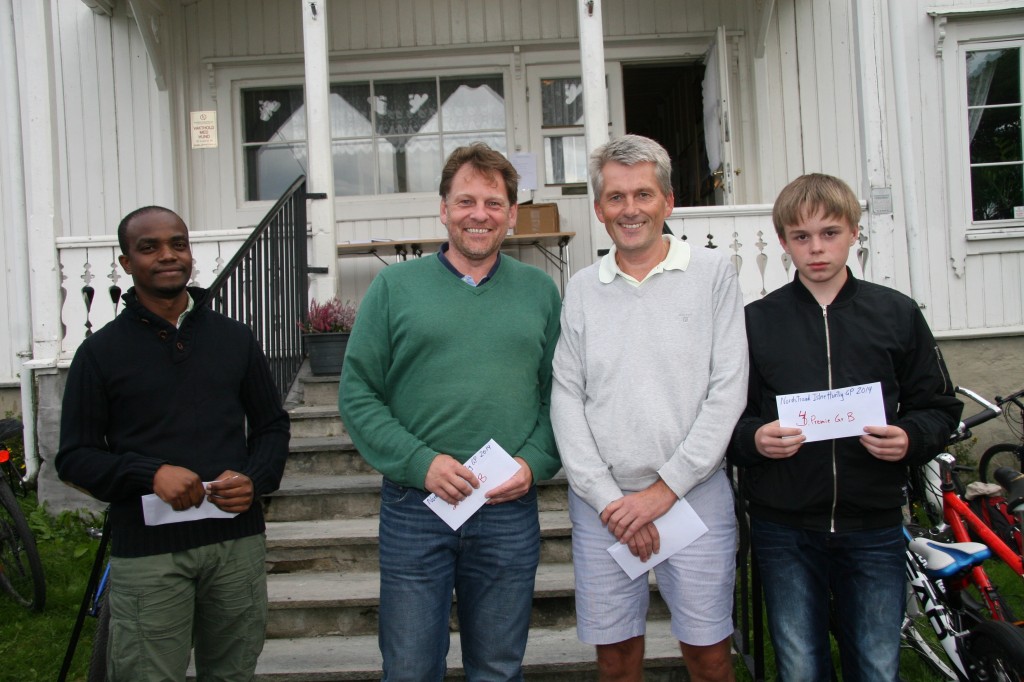 De fire beste i gruppe B:  Elvis Chikwati (4. plass), Svein Erik Lurdalen (2. plass), Rolf E Syvertsen (Vinner) og Odin Nikolai Heier (3. plass).
